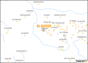 map of Al Qurūn