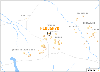 map of Al Quşayr