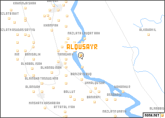 map of Al Quşayr