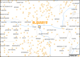 map of Al Quşayr