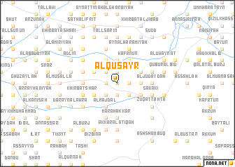 map of Al Quşayr