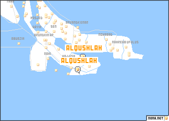 map of Al Qushlah