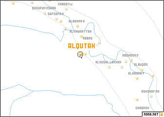 map of Al Quţ‘ah