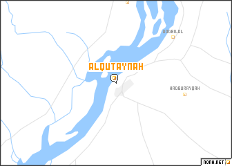 map of Al Quţaynah