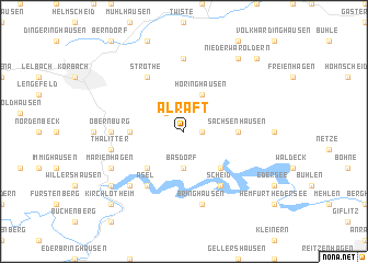 map of Alraft