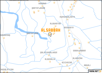 map of Āl Şabbāḩ