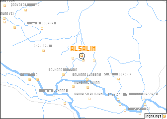map of Āl Salīm
