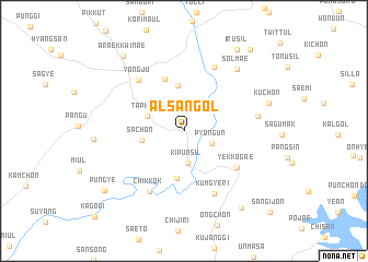 map of Alsan-gol