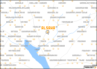 map of Alsawa