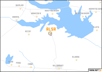 map of Alsa