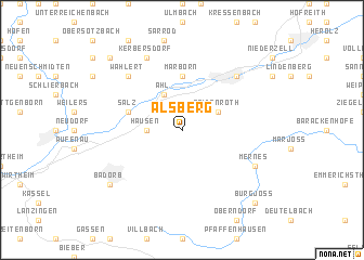 map of Alsberg