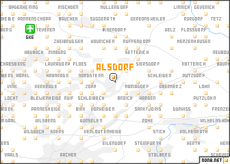 map of Alsdorf