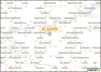 map of Alsdorf