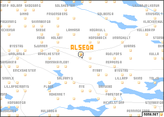 map of Alseda