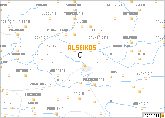 map of Alseikos