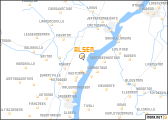 map of Alsen