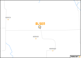 map of Alsen