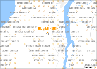 map of Alserwurp