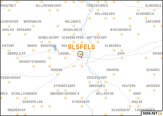 map of Alsfeld