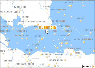 map of Āl Shadīd