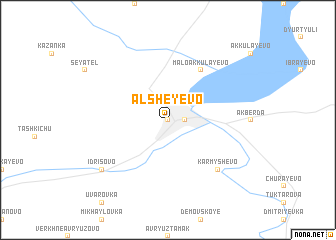 map of Al\