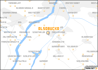 map of Alsóbucka