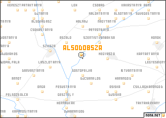 map of Alsódobsza