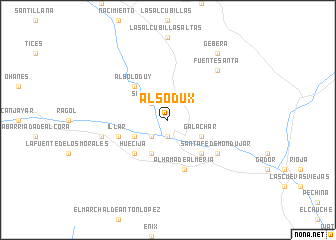 map of Alsodux