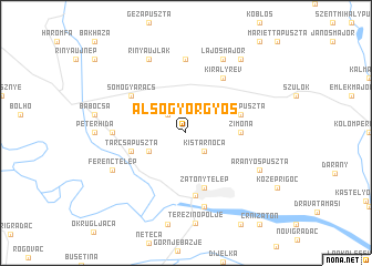 map of Alsógyörgyös