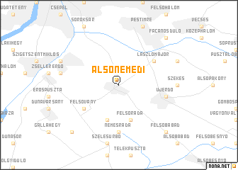 map of Alsónémedi