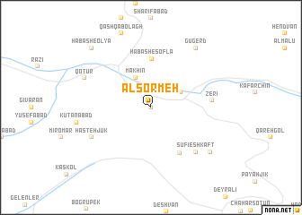 map of Al Sormeh