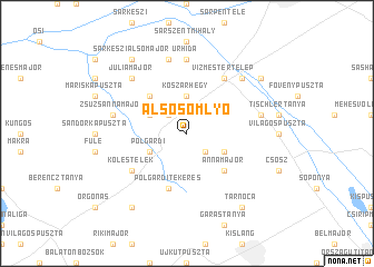 map of Alsósomlyó