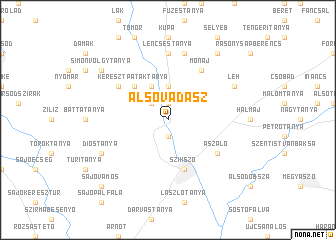 map of Alsóvadász
