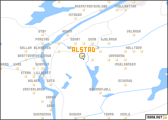 map of Ålstad