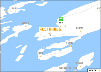 map of Alstahaug
