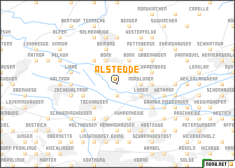 map of Alstedde