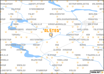 map of Alsted