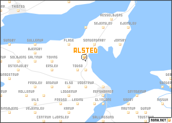 map of Alsted