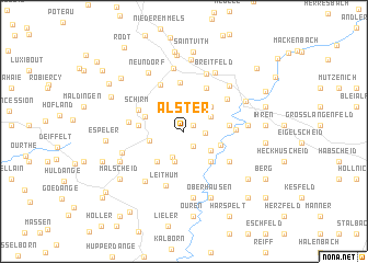 map of Alster