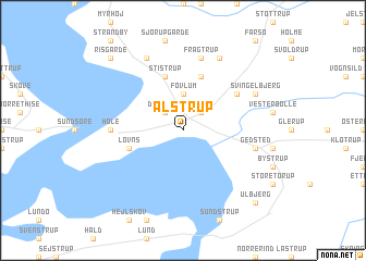 map of Alstrup