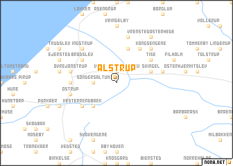 map of Alstrup