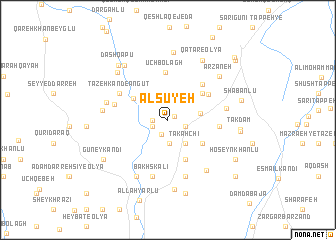 map of Alsūyeh