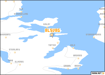 map of Alsvåg