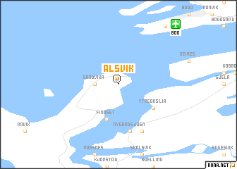 map of Alsvik