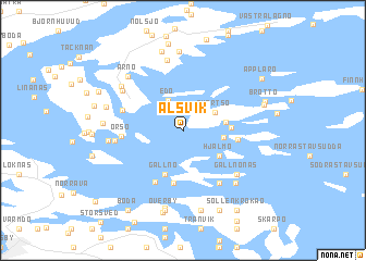 map of Alsvik