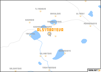 map of Alsynbayeva