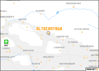 map of Altacanyada