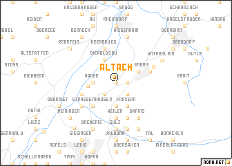 map of Altach