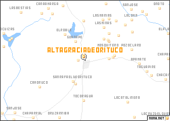 map of Altagracia de Orituco