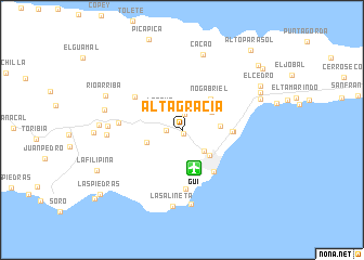 map of Altagracia